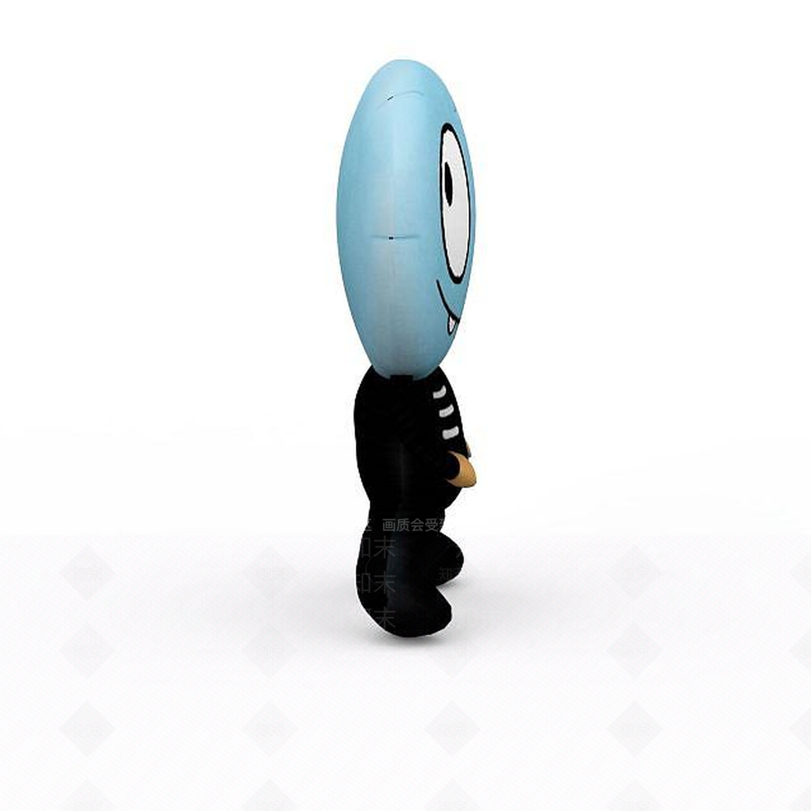 现代卡通玩偶3D模型下载【ID:1196203381】