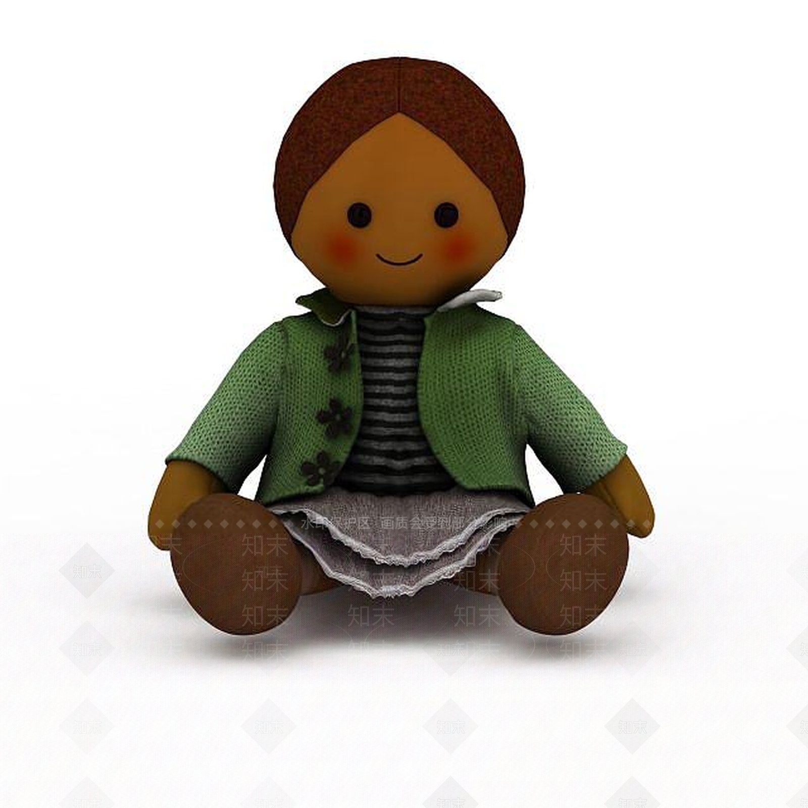 现代人偶玩具3D模型下载【ID:1196203627】