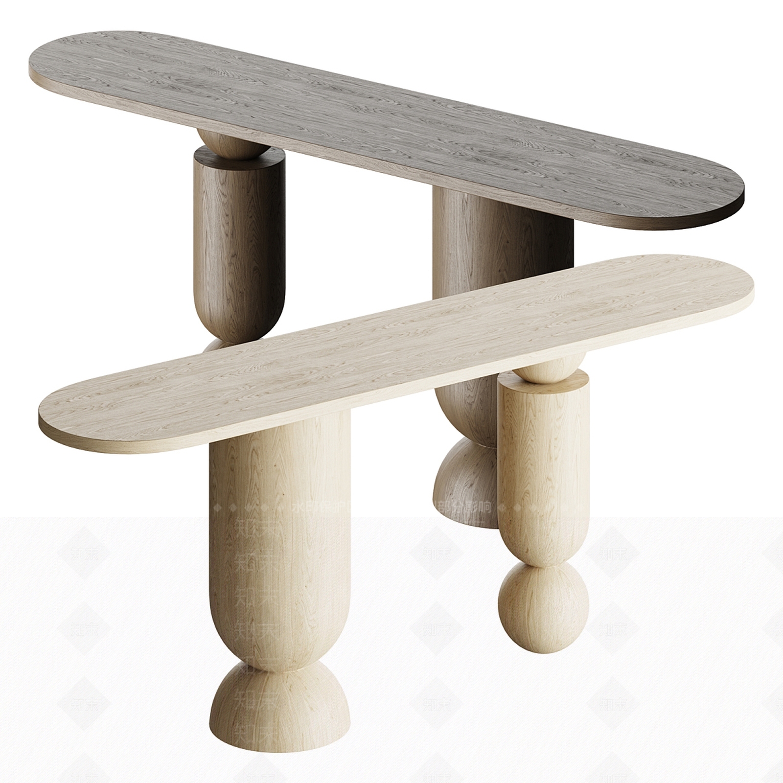 新中式现代玄关柜3D模型下载【ID:1196206423】