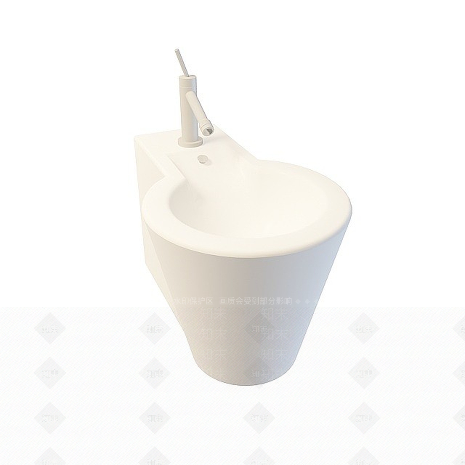 现代洗手台3D模型下载【ID:1196207032】