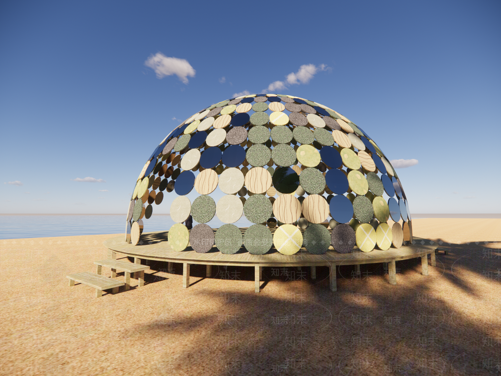 现代其他景观小建筑SU模型下载【ID:1196217826】