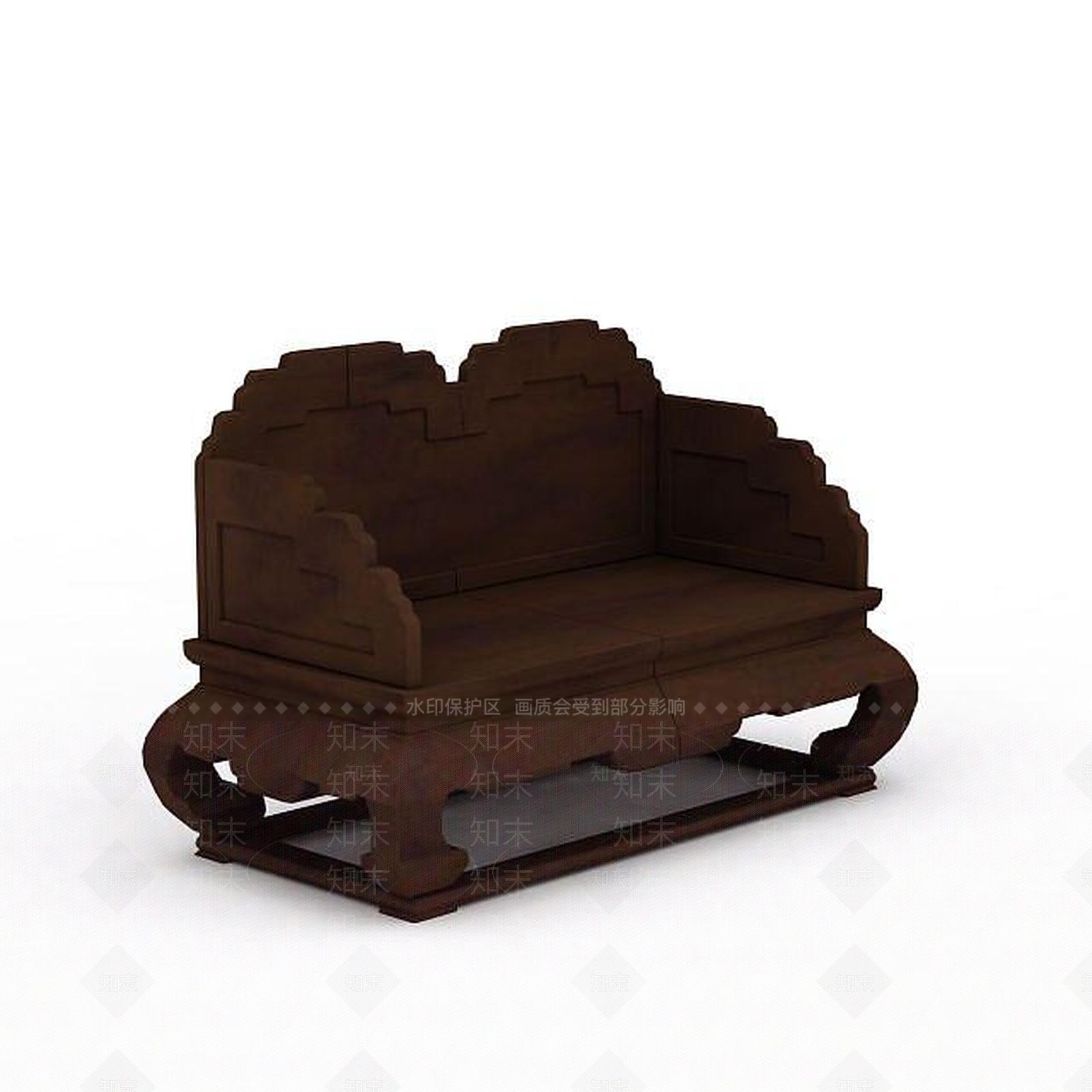 现代双人沙发3D模型下载【ID:1196221876】