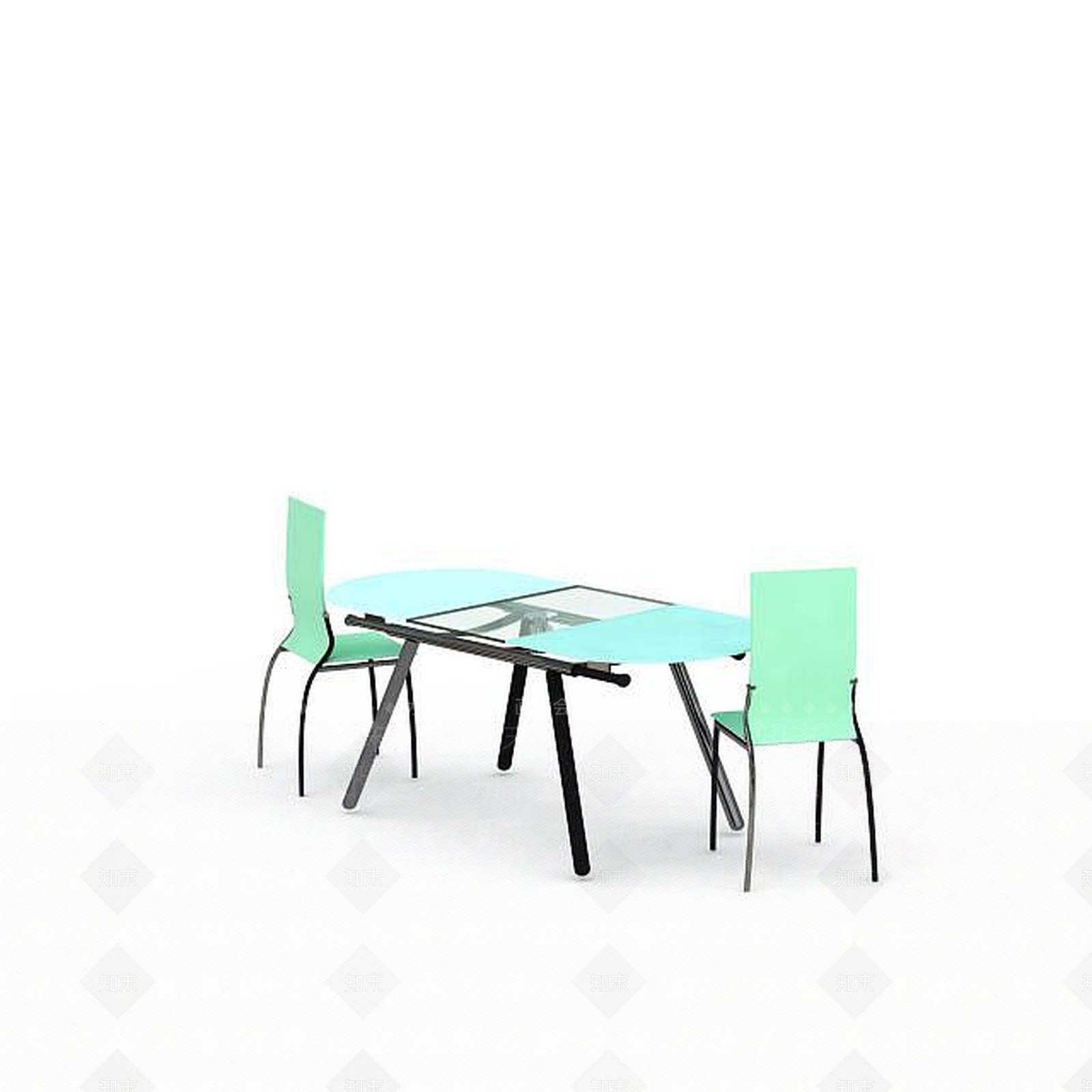现代书桌椅3D模型下载【ID:1196222073】