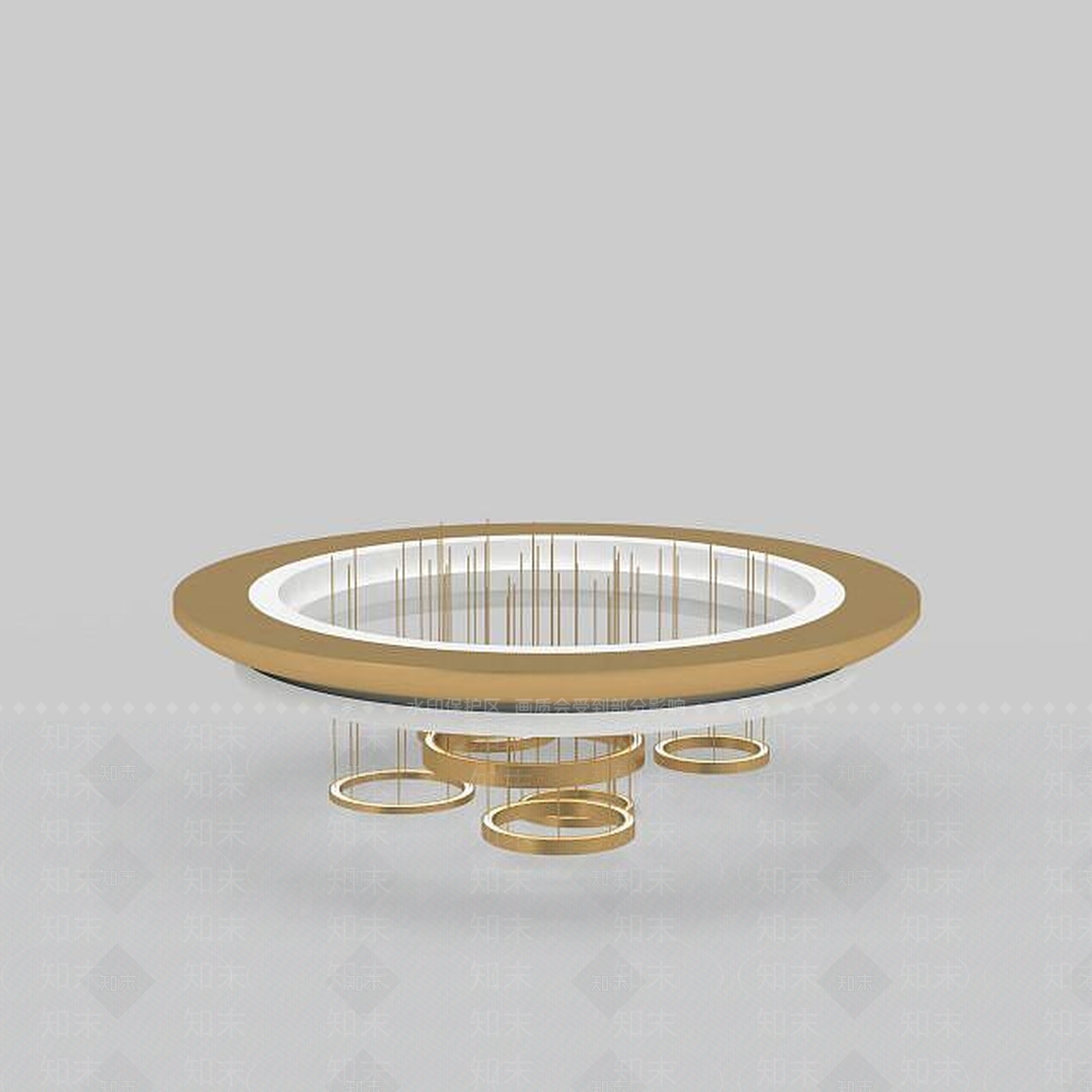 现代灯具组合3D模型下载【ID:1199931001】
