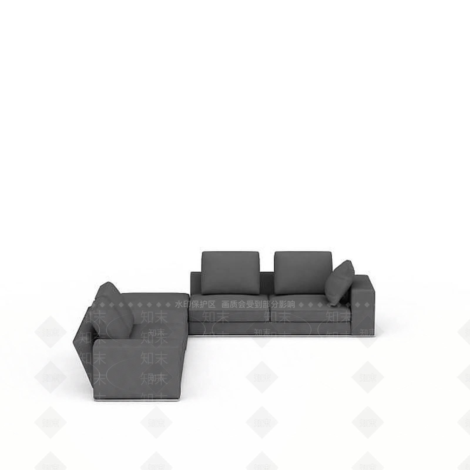 现代双人沙发3D模型下载【ID:1199930908】