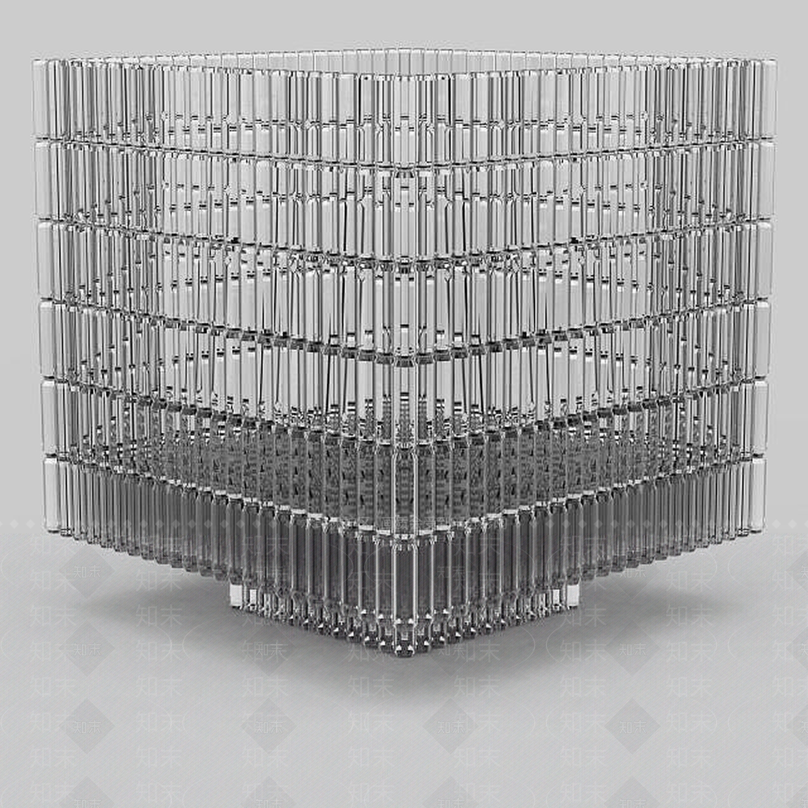 现代灯具组合3D模型下载【ID:1199933835】