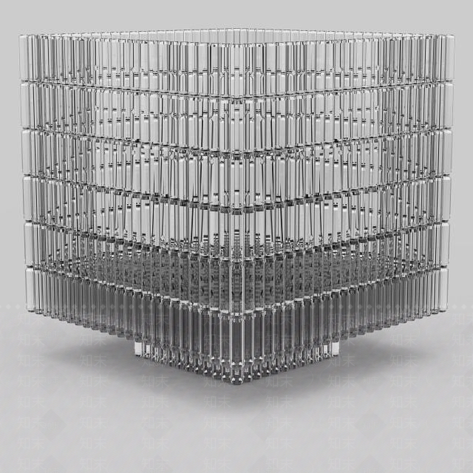 现代灯具组合3D模型下载【ID:1199933835】