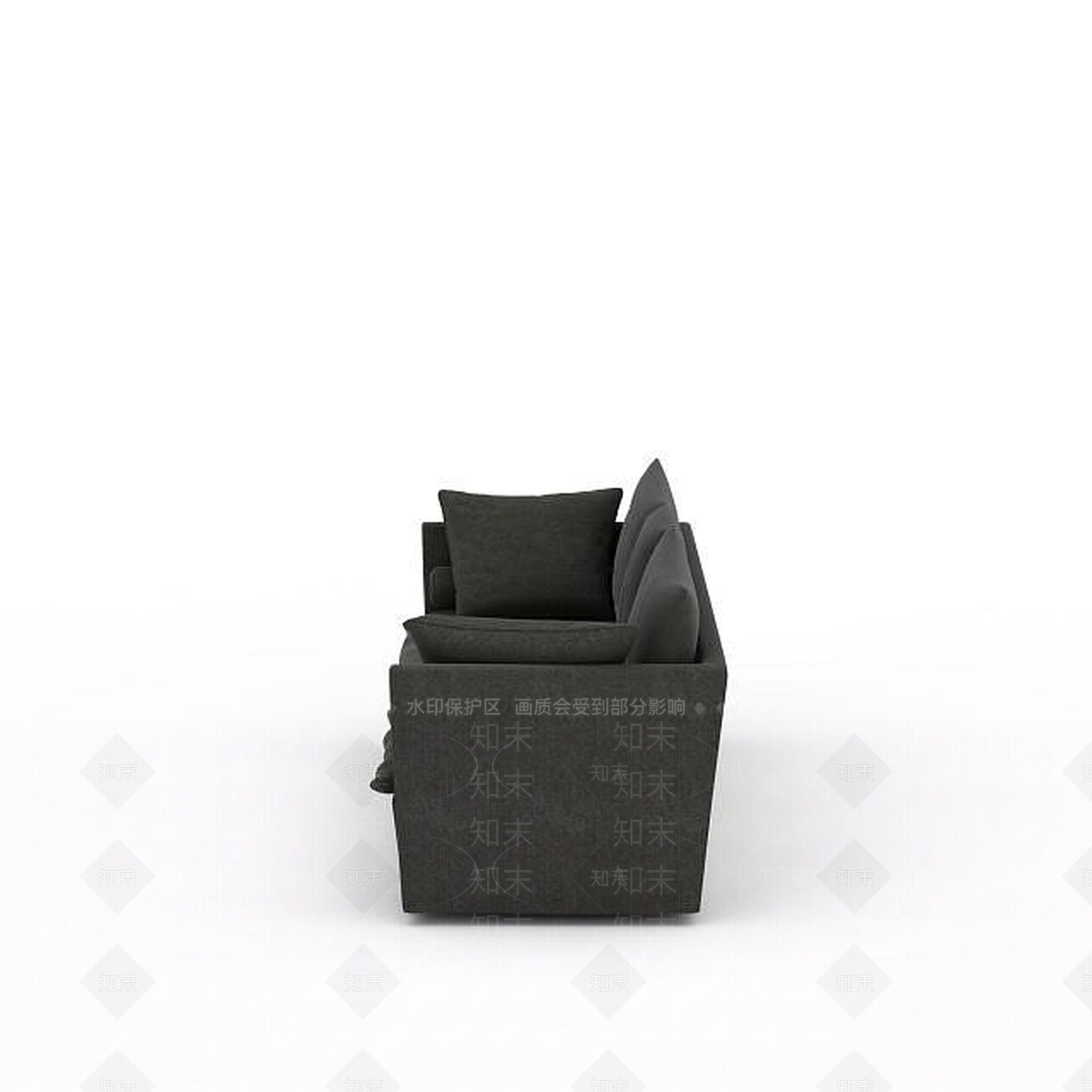 现代双人沙发3D模型下载【ID:1196222540】