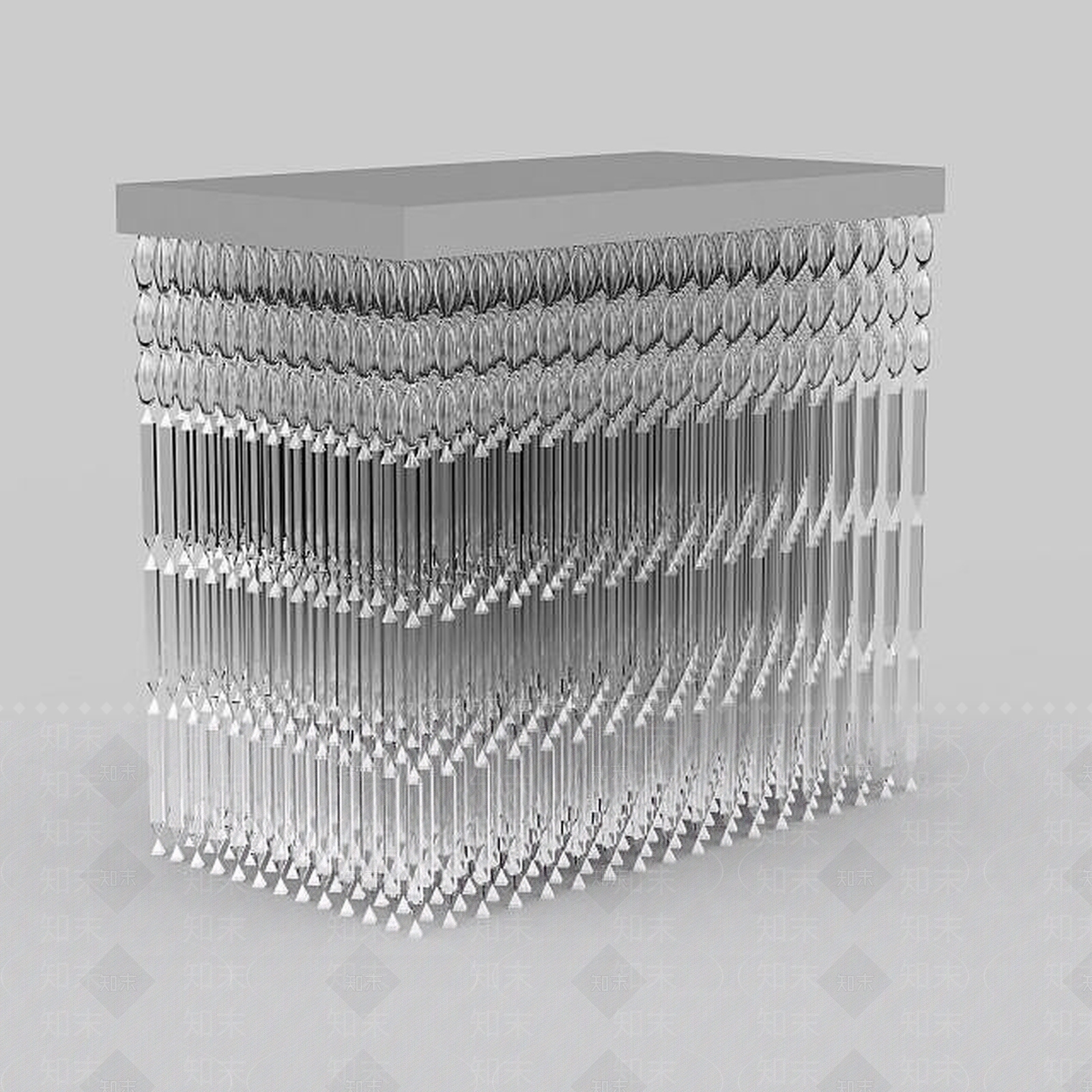 现代灯具组合3D模型下载【ID:1199933854】