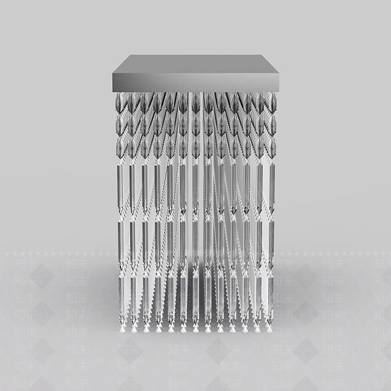 现代灯具组合3D模型下载【ID:1199933854】