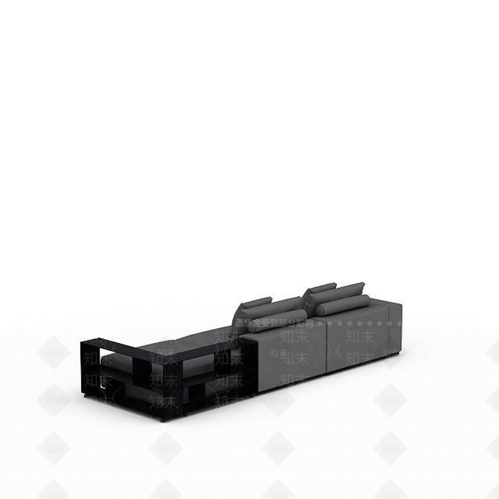 现代双人沙发3D模型下载【ID:1196222603】
