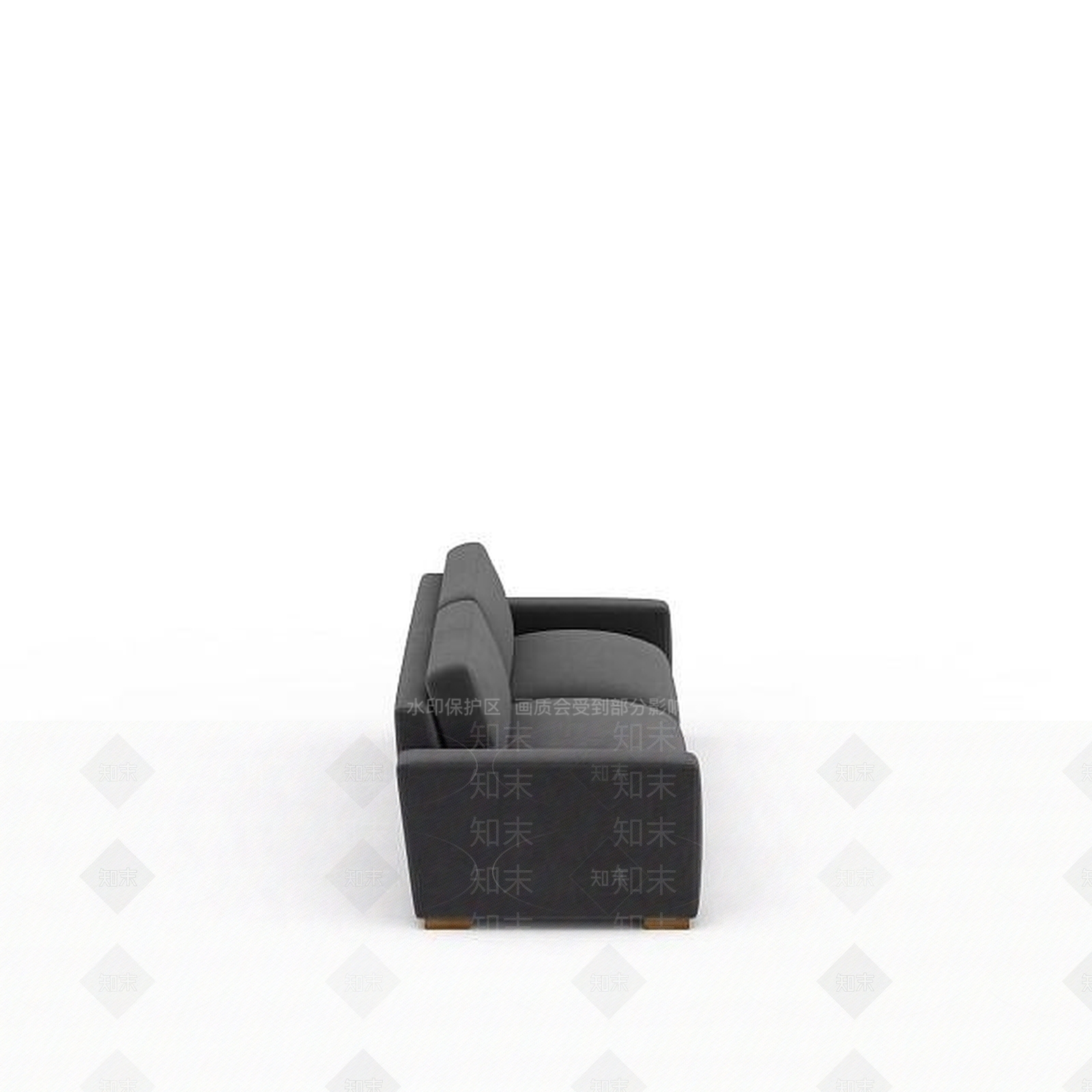 现代双人沙发3D模型下载【ID:1196223647】