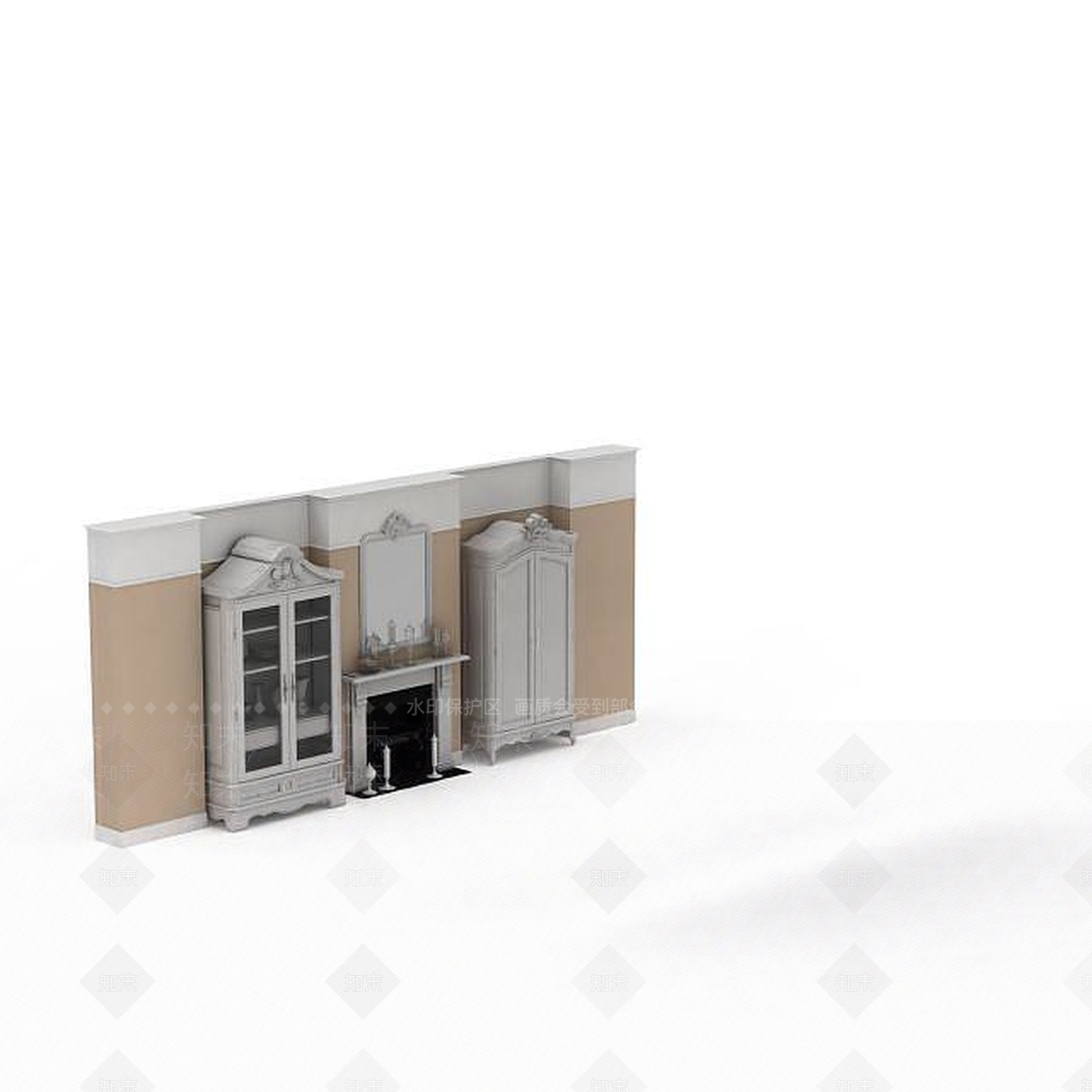现代挂件3D模型下载【ID:1196224477】