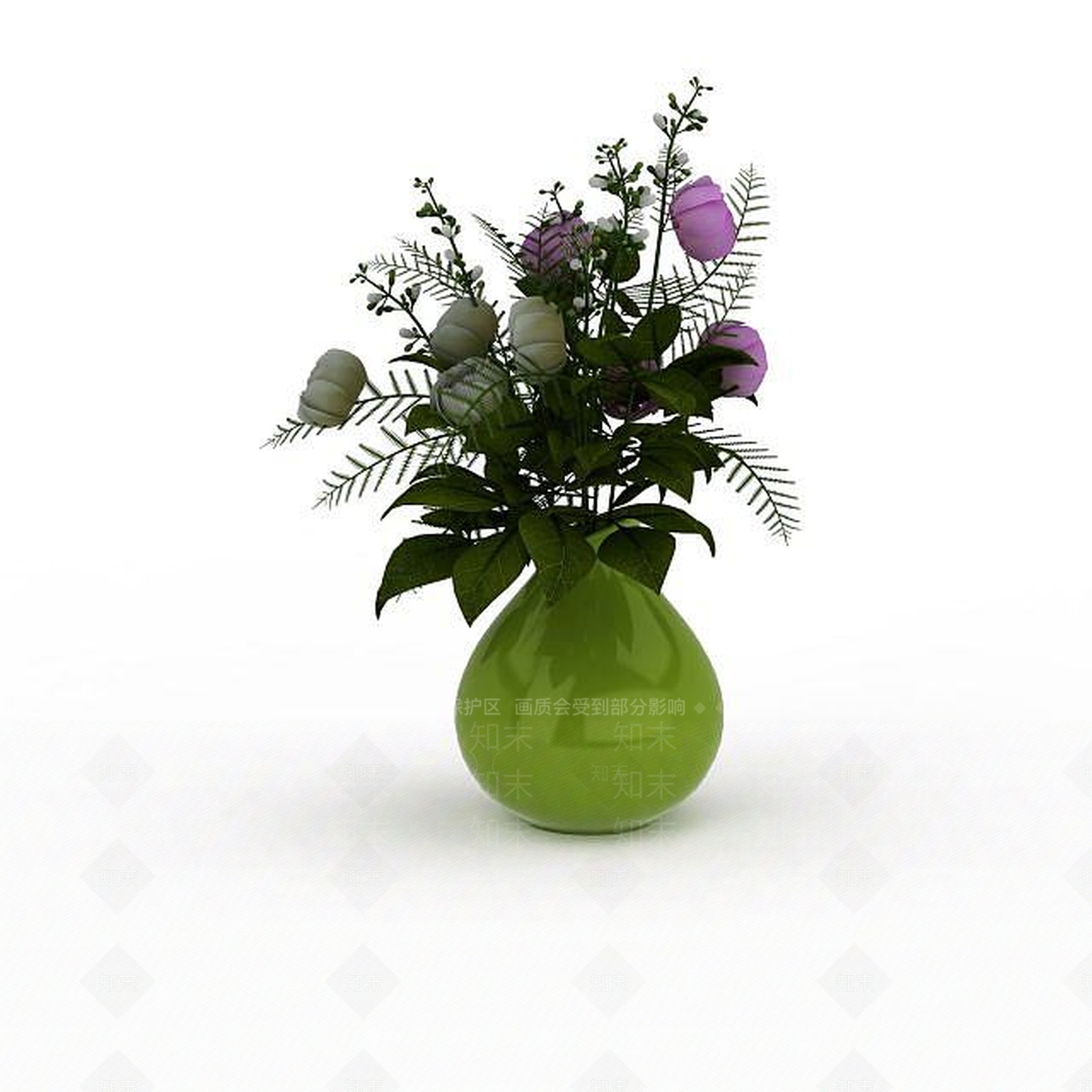 现代摆件组合3D模型下载【ID:1196225314】