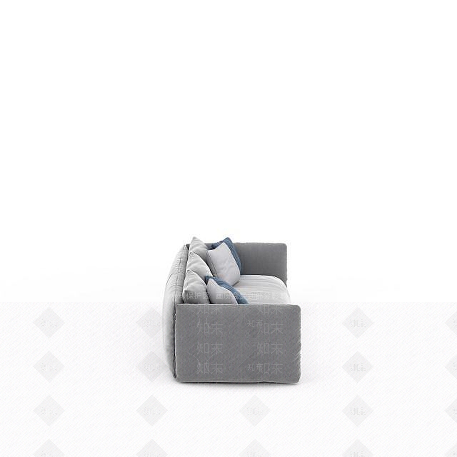 现代双人沙发3D模型下载【ID:1196225950】