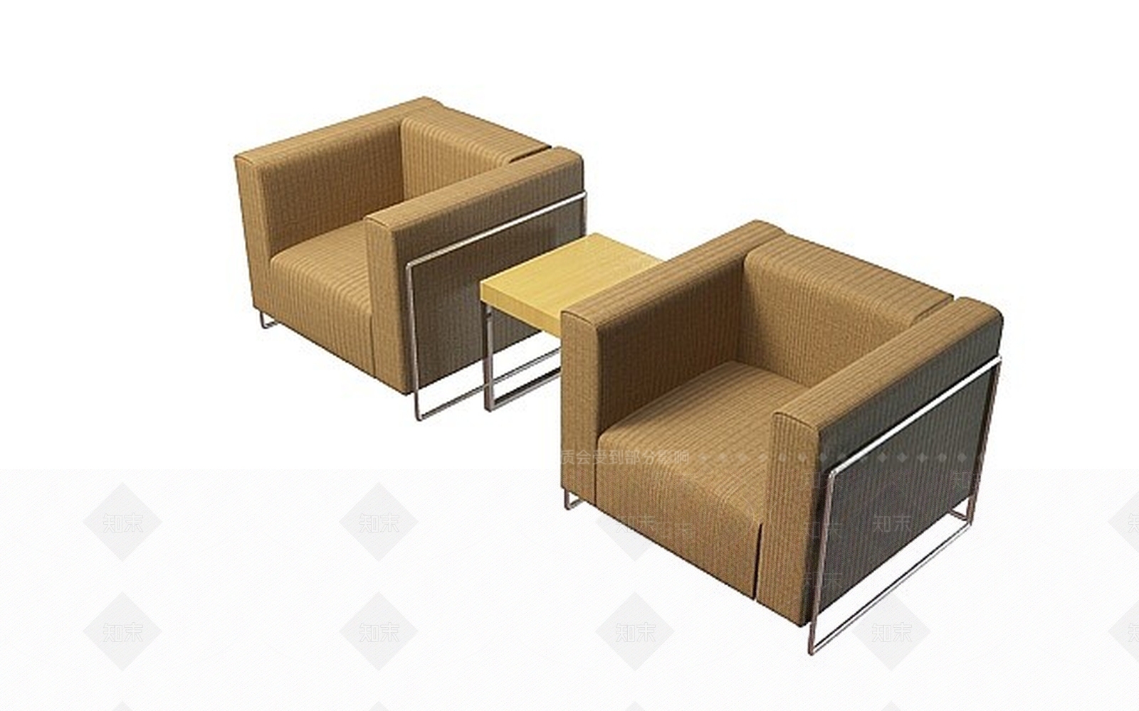 现代沙发组合3D模型下载【ID:1196227060】