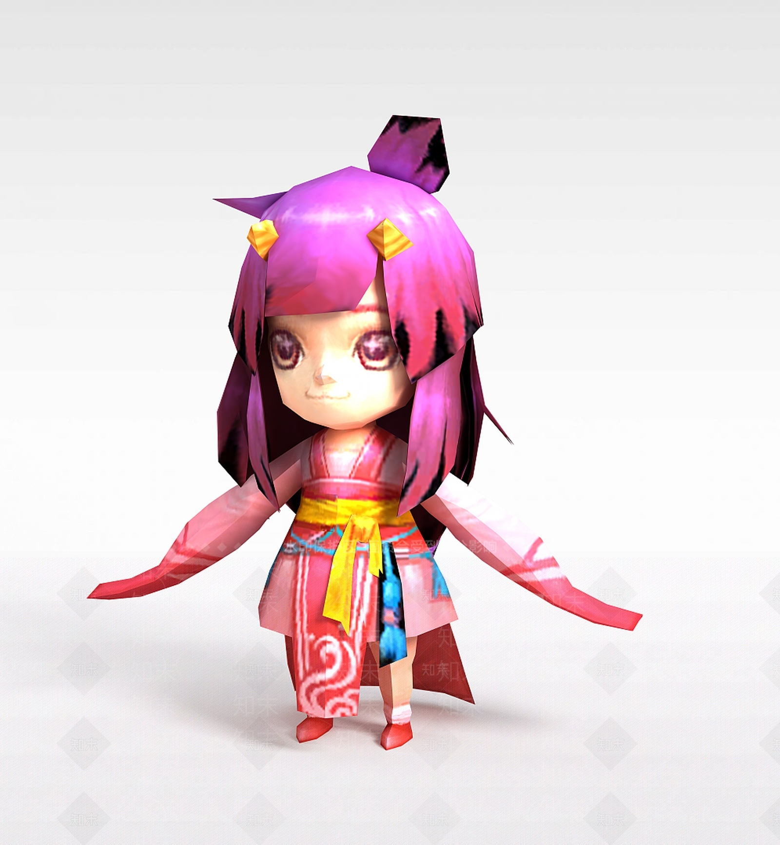 现代虚拟人物3D模型下载【ID:1200015497】