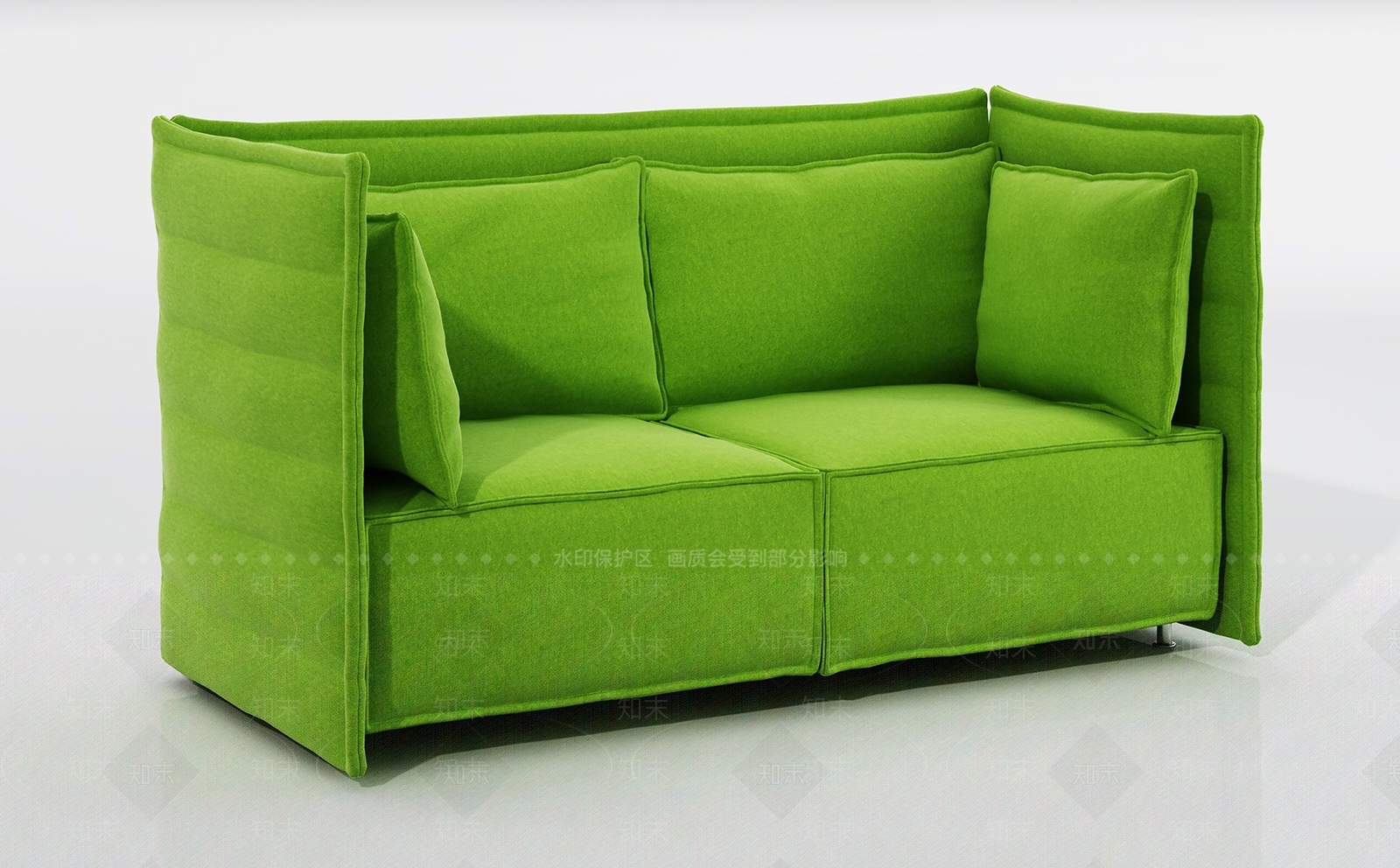 现代轻奢双人沙发3D模型下载【ID:1196230374】