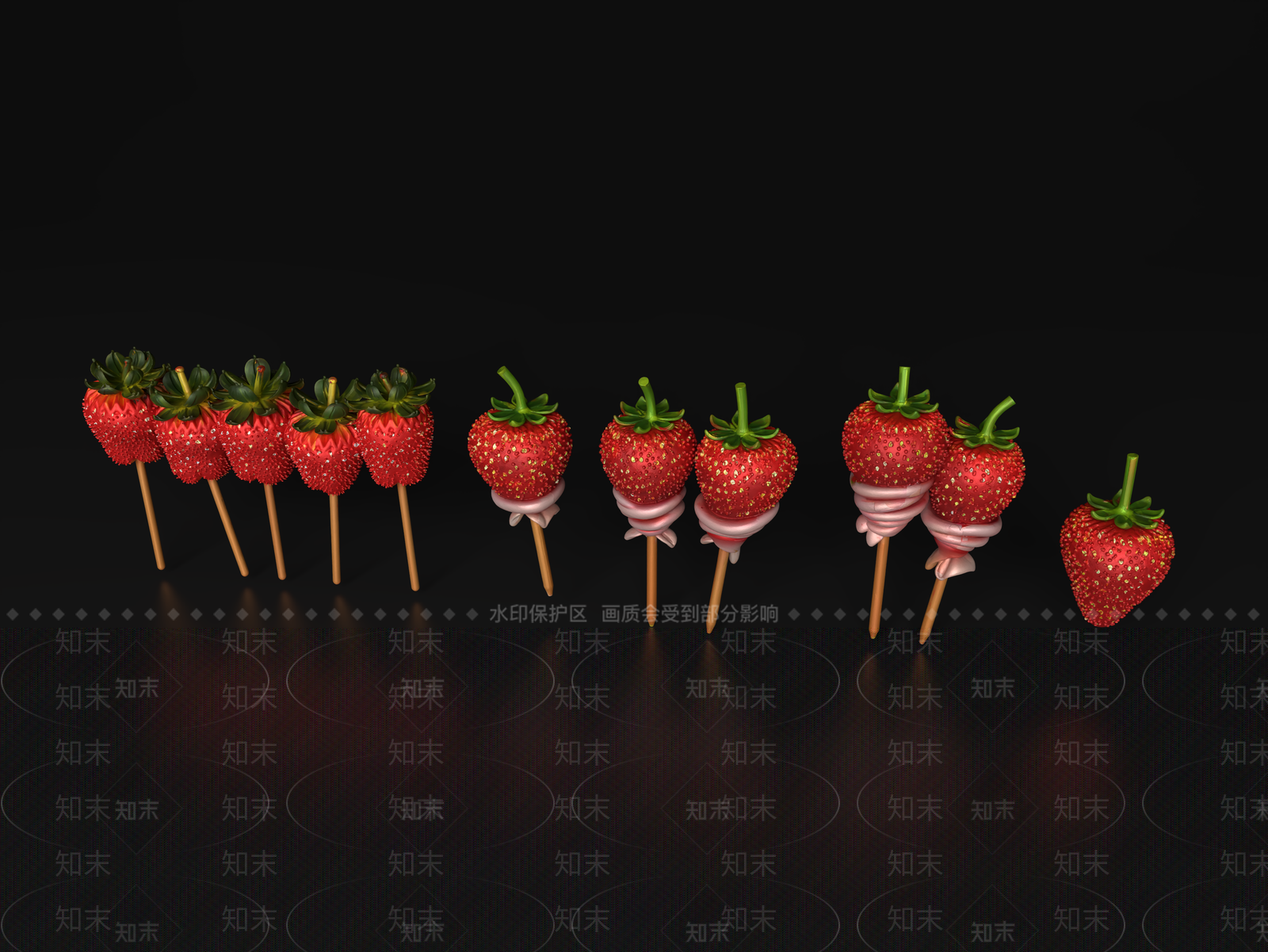 酒水食物3D模型下载【ID:1196231313】