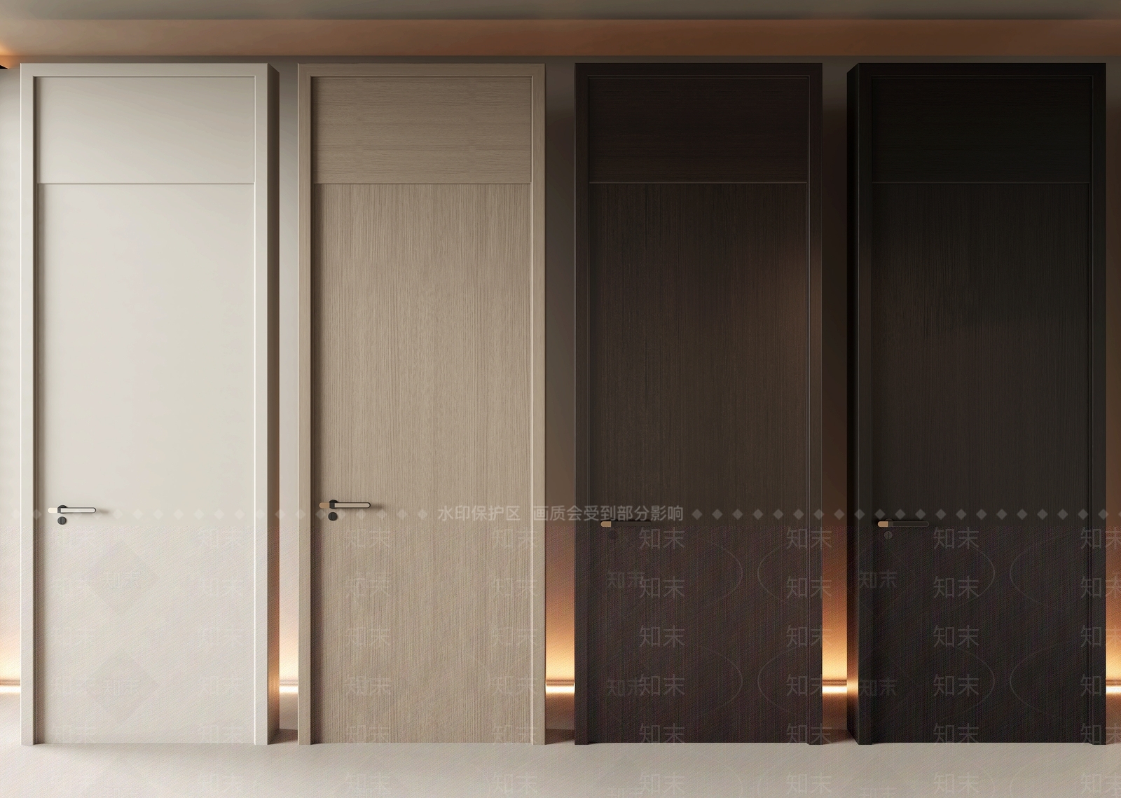 现代单开门3D模型下载【ID:1196233359】