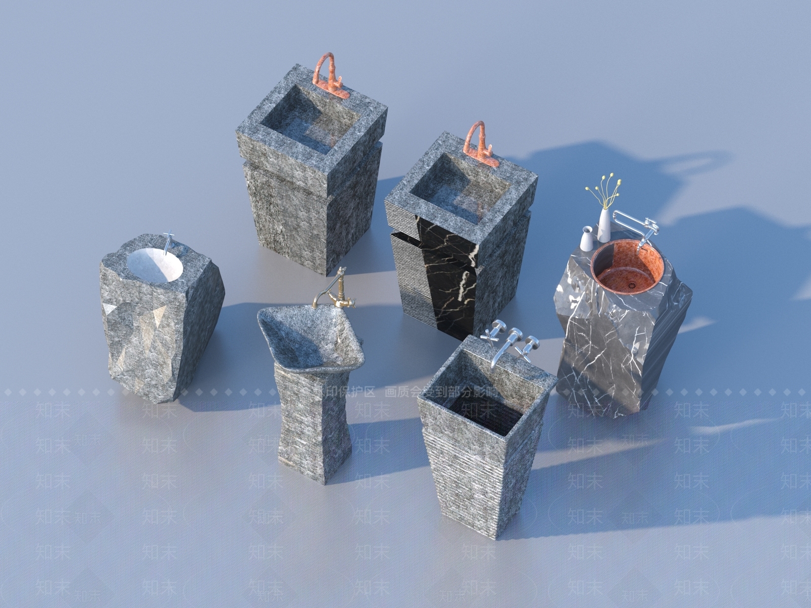 厨房用品3D模型下载【ID:1196234124】