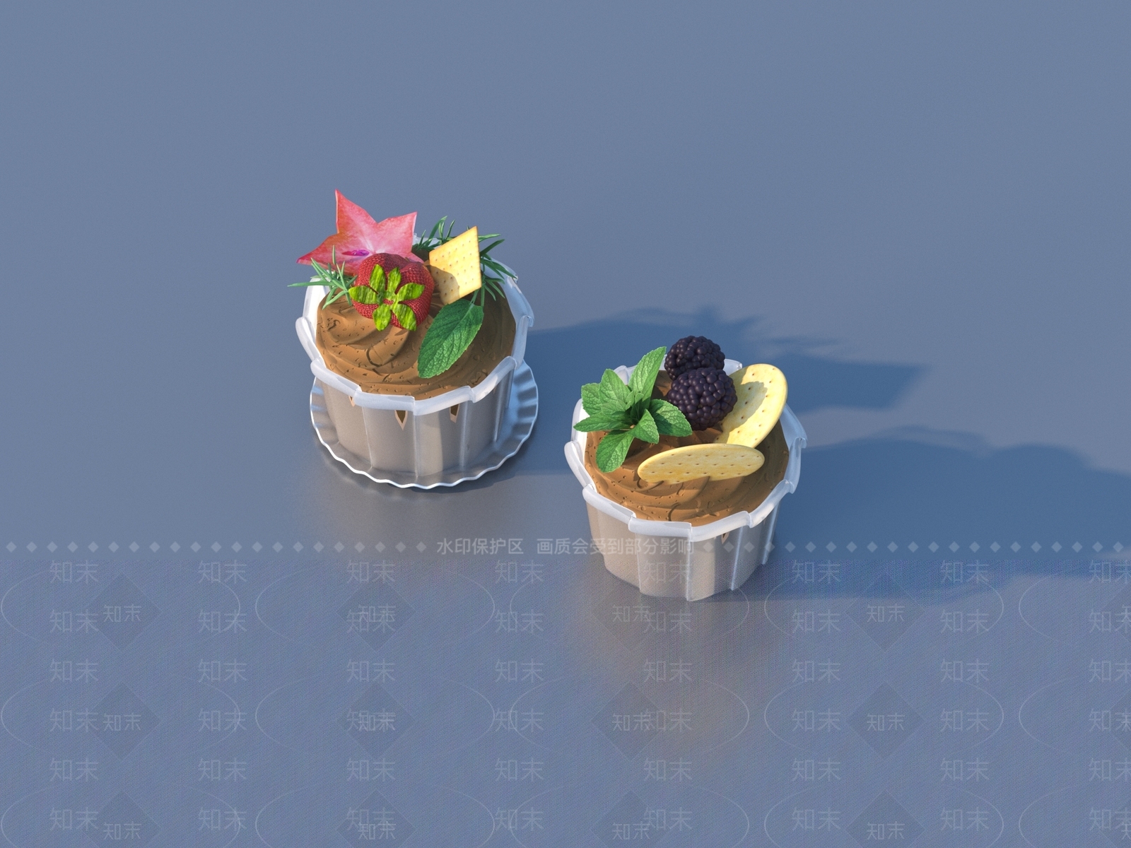 酒水食物3D模型下载【ID:1196236963】