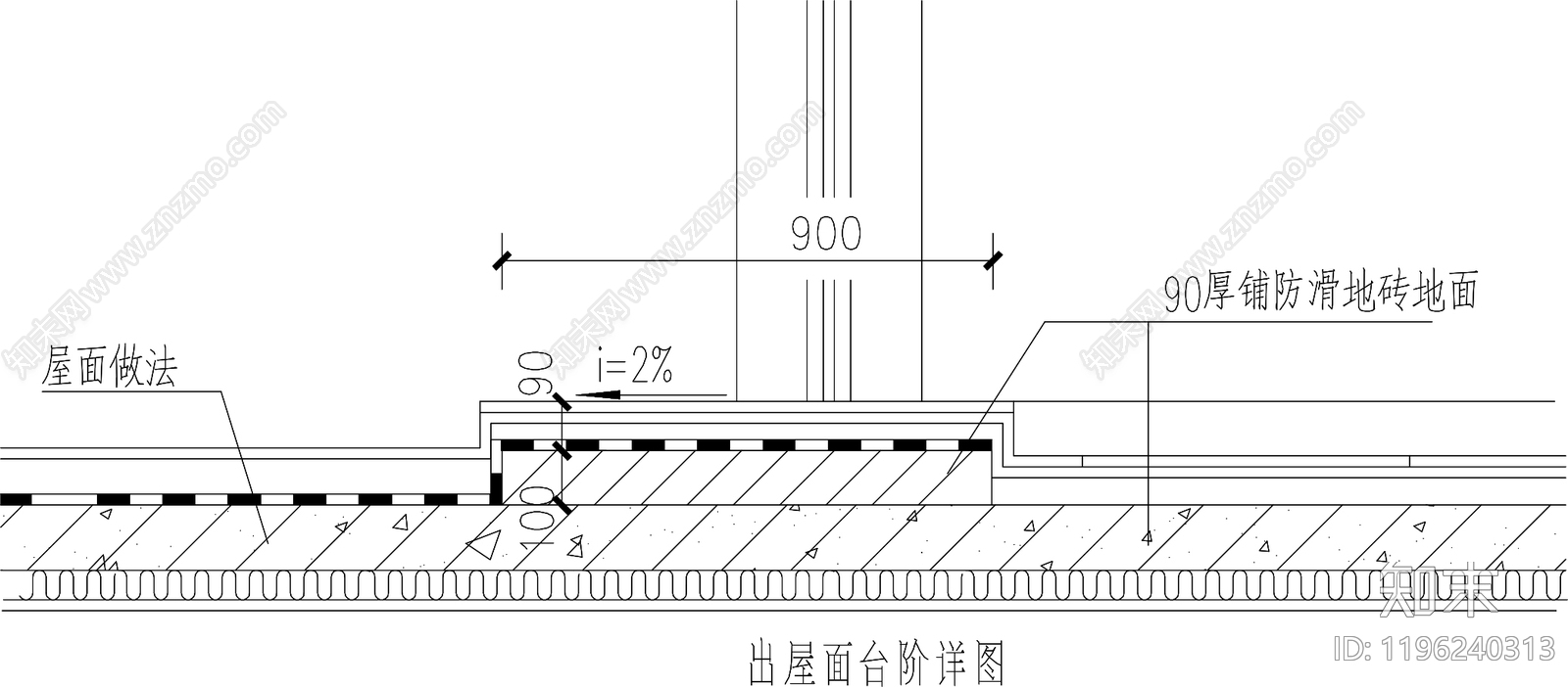 现代楼梯节点cad施工图下载【ID:1196240313】