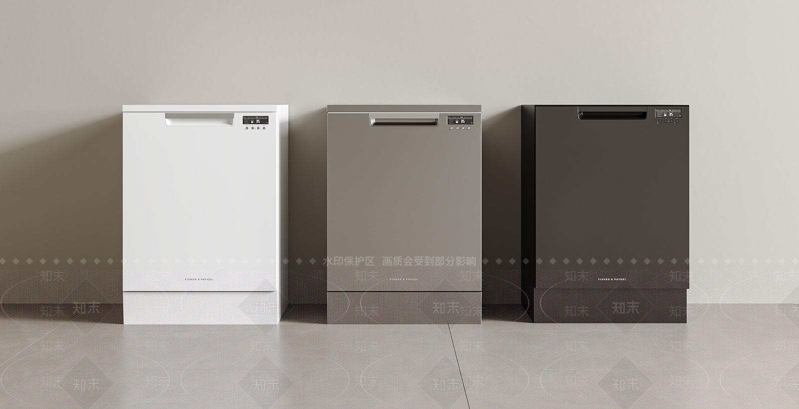 洗碗机SU模型下载【ID:1196249975】