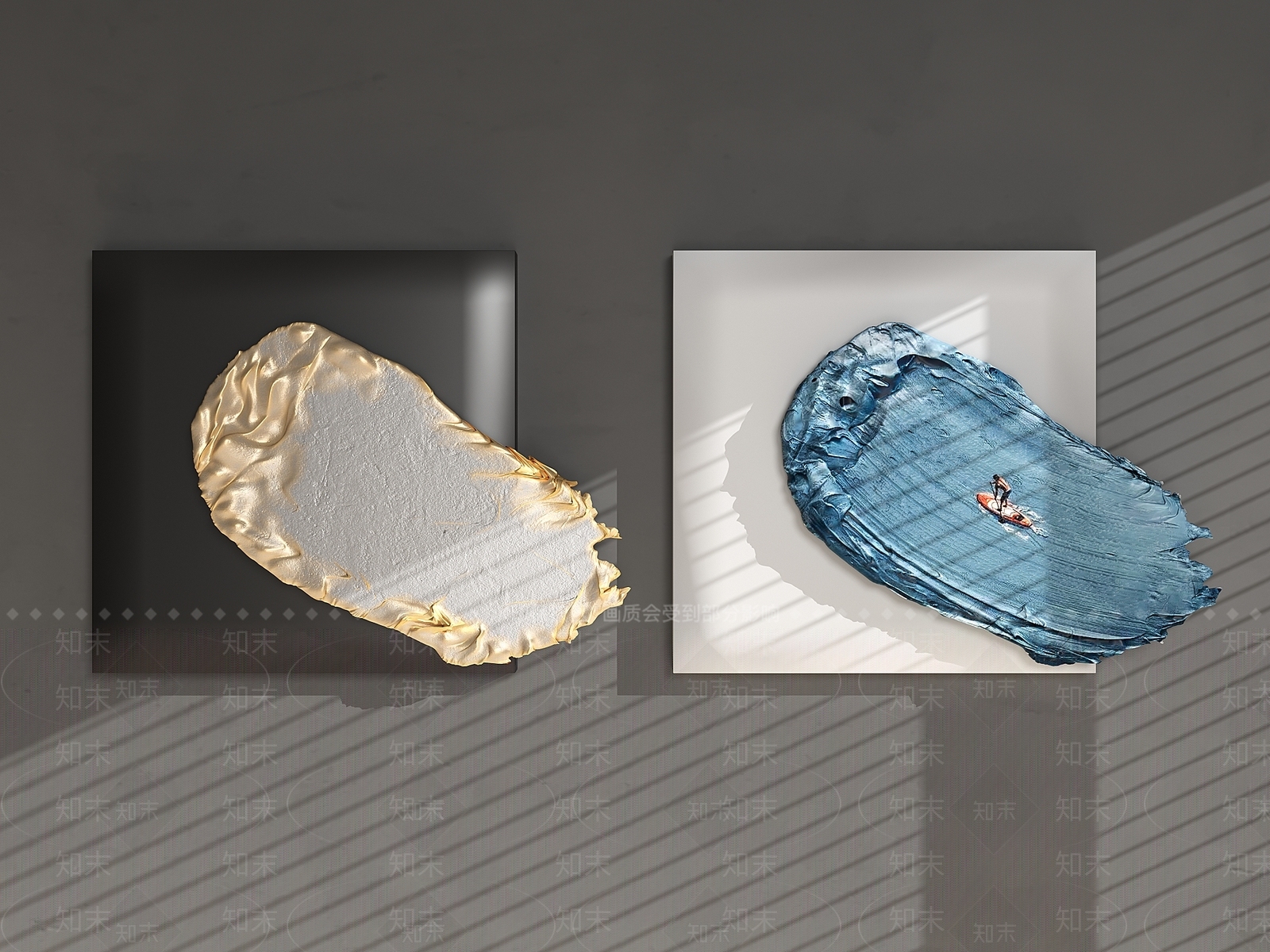 现代轻奢挂件3D模型下载【ID:1196252045】