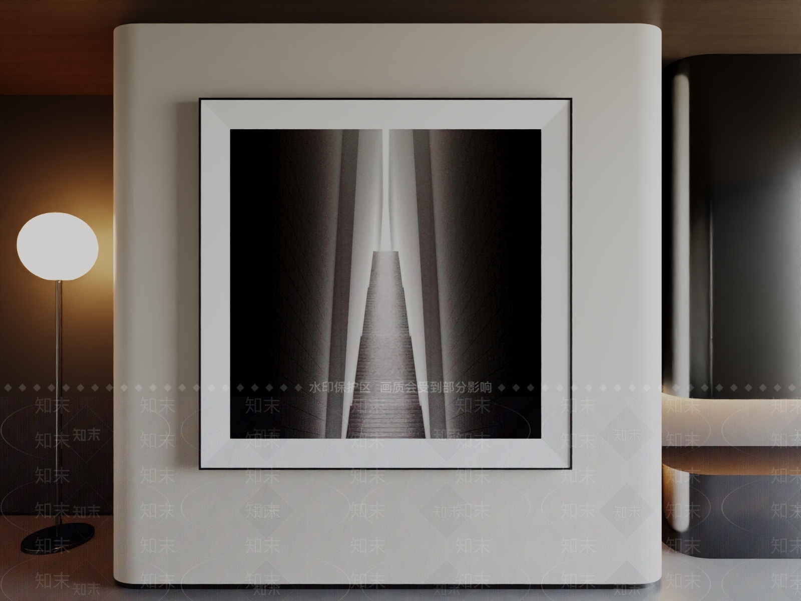 现代挂画3D模型下载【ID:1196252331】