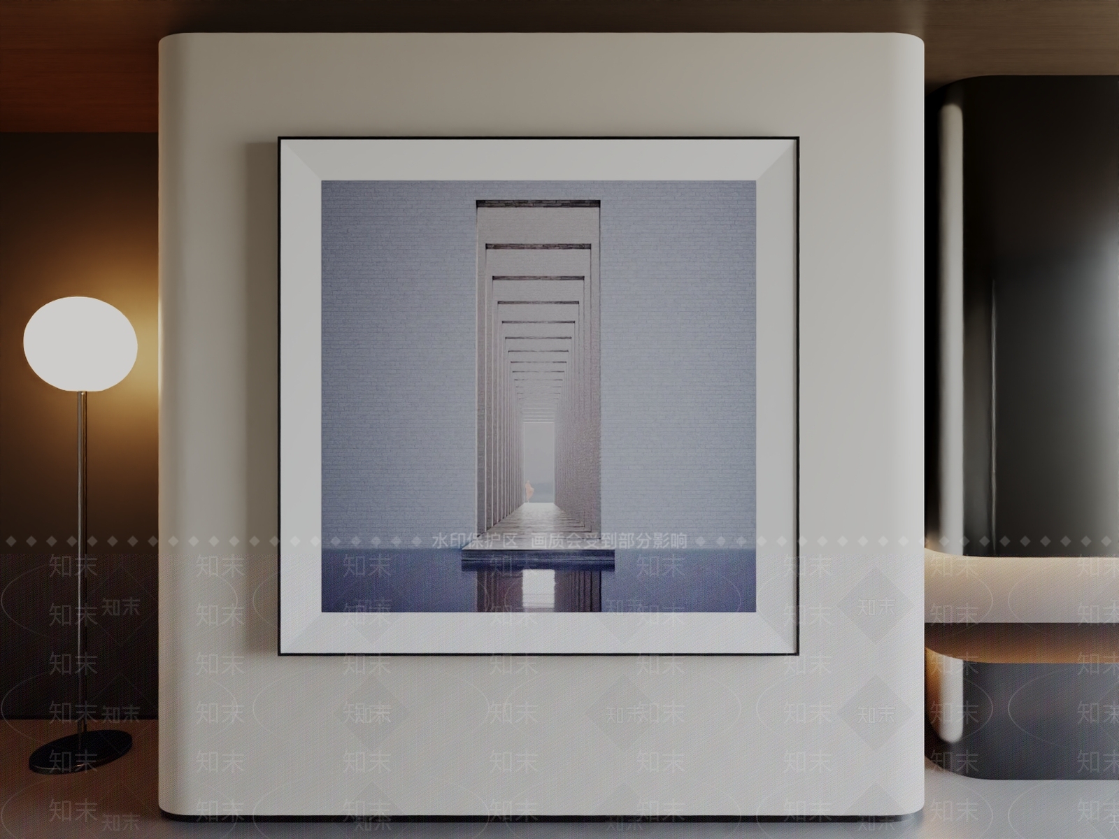 现代简约挂画3D模型下载【ID:1196252450】