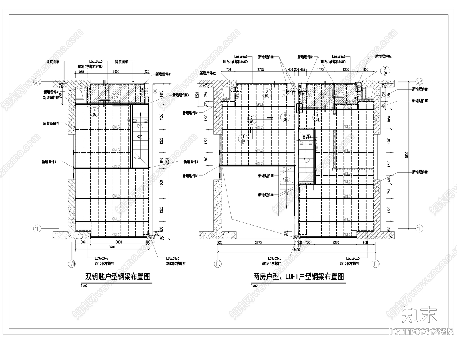 钢结构cad施工图下载【ID:1196252848】