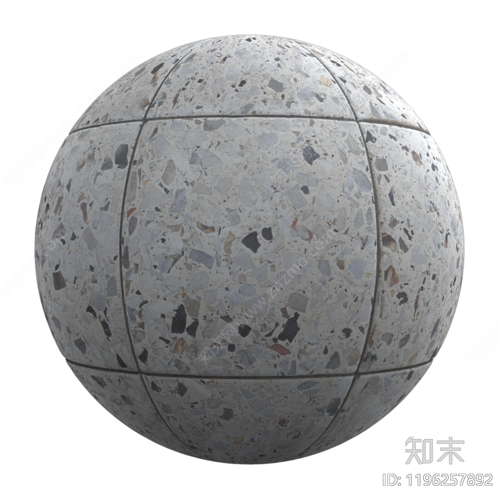 4k白色方格水磨石瓷砖贴图下载【ID:1196257892】