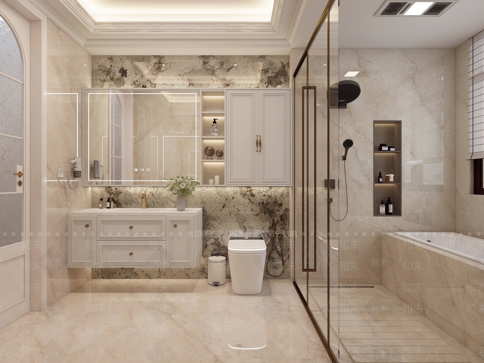 法式欧式卫生间3D模型下载【ID:1196259729】