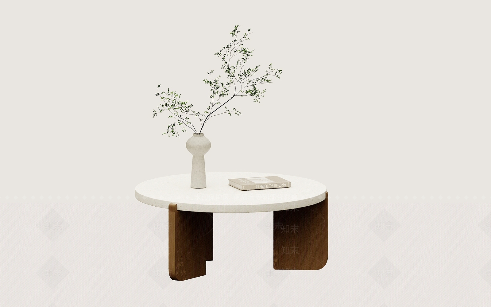 现代茶几3D模型下载【ID:1196260527】