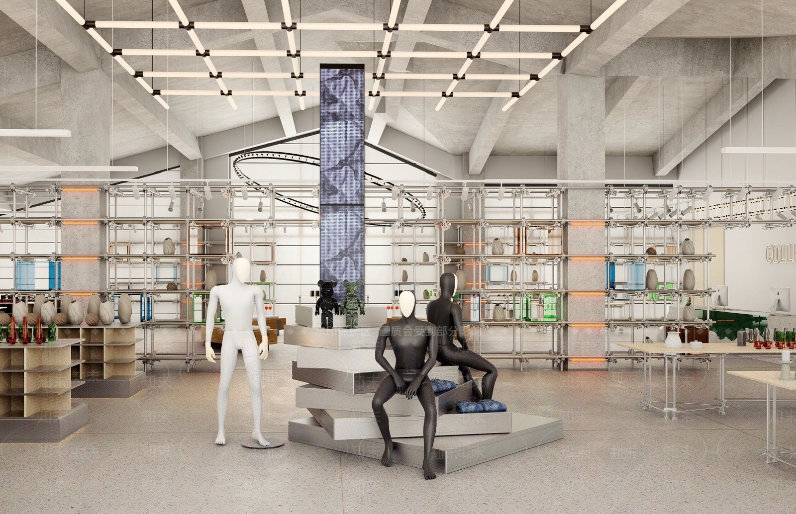 现代工业玩具礼品店SU模型下载【ID:1197829437】