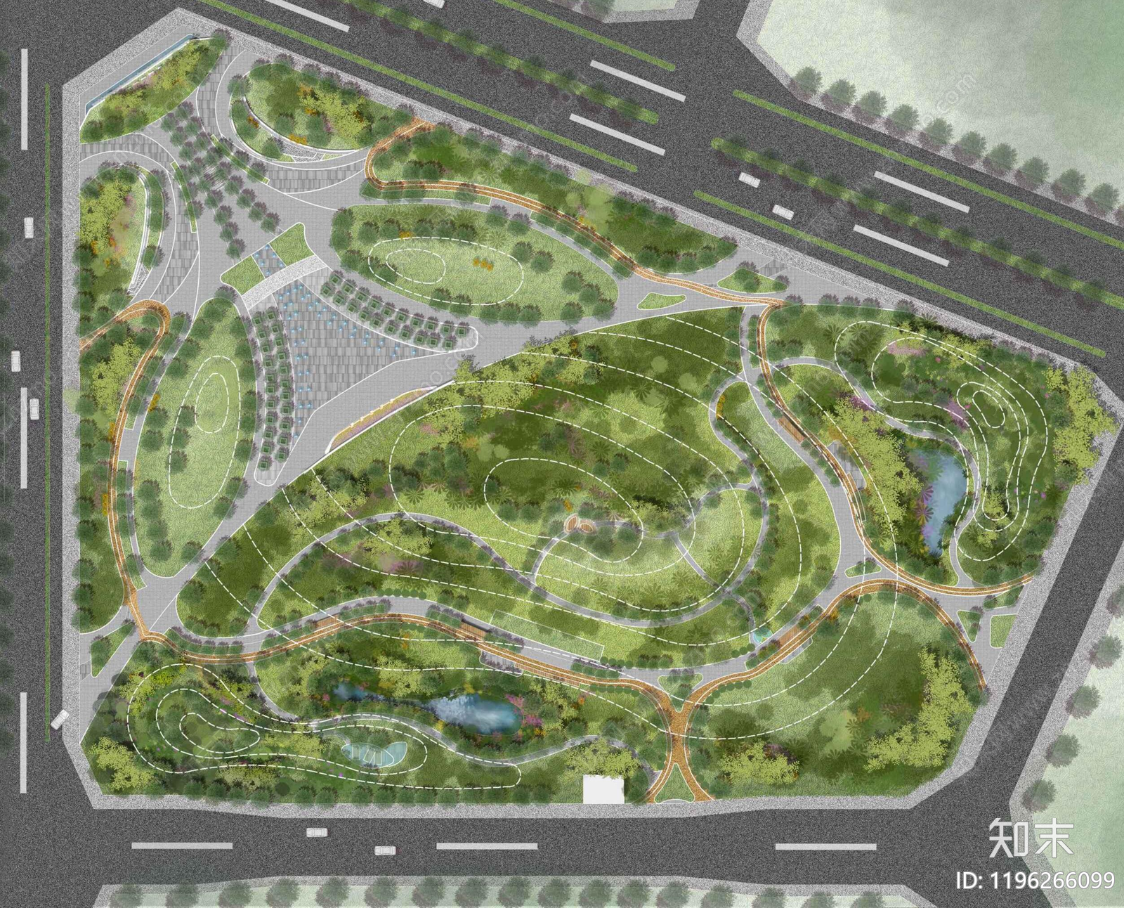 景观平面图施工图下载【ID:1196266099】