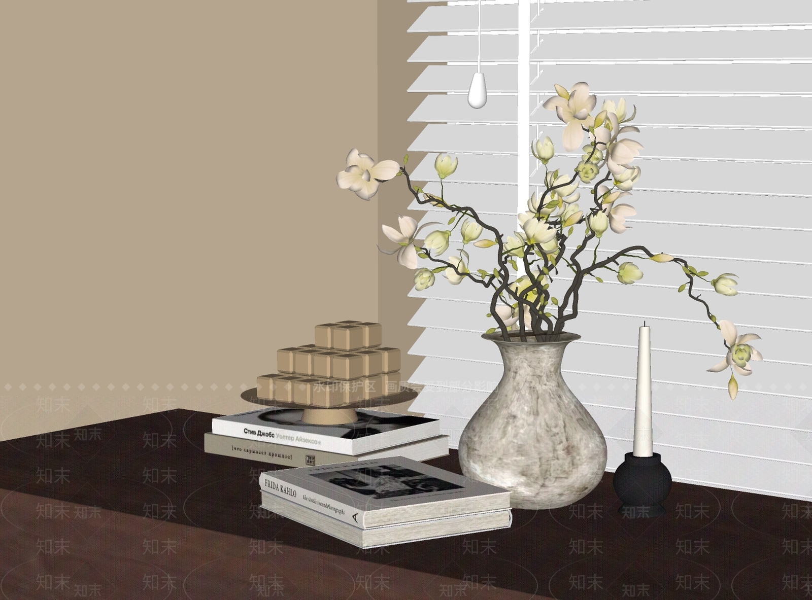 现代花艺SU模型下载【ID:1196266545】