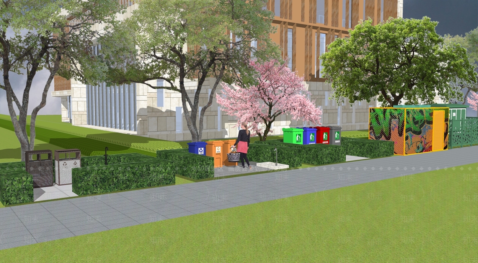 现代其他小品SU模型下载【ID:1196267145】