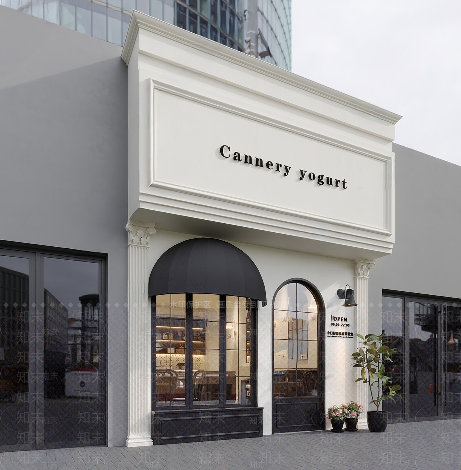 法式美式甜品面包店SU模型下载【ID:1196268781】