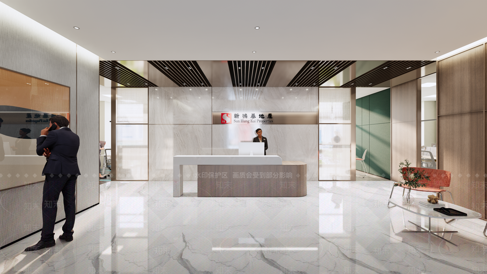 现代办公室SU模型下载【ID:1196272244】