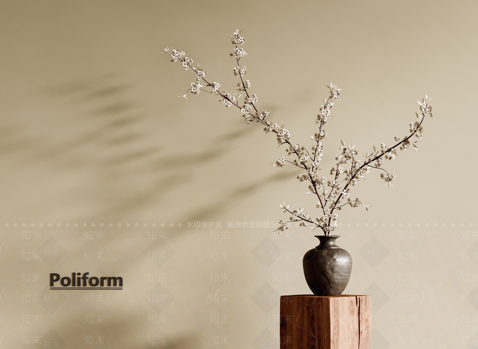 侘寂中古花瓶SU模型下载【ID:1196274444】