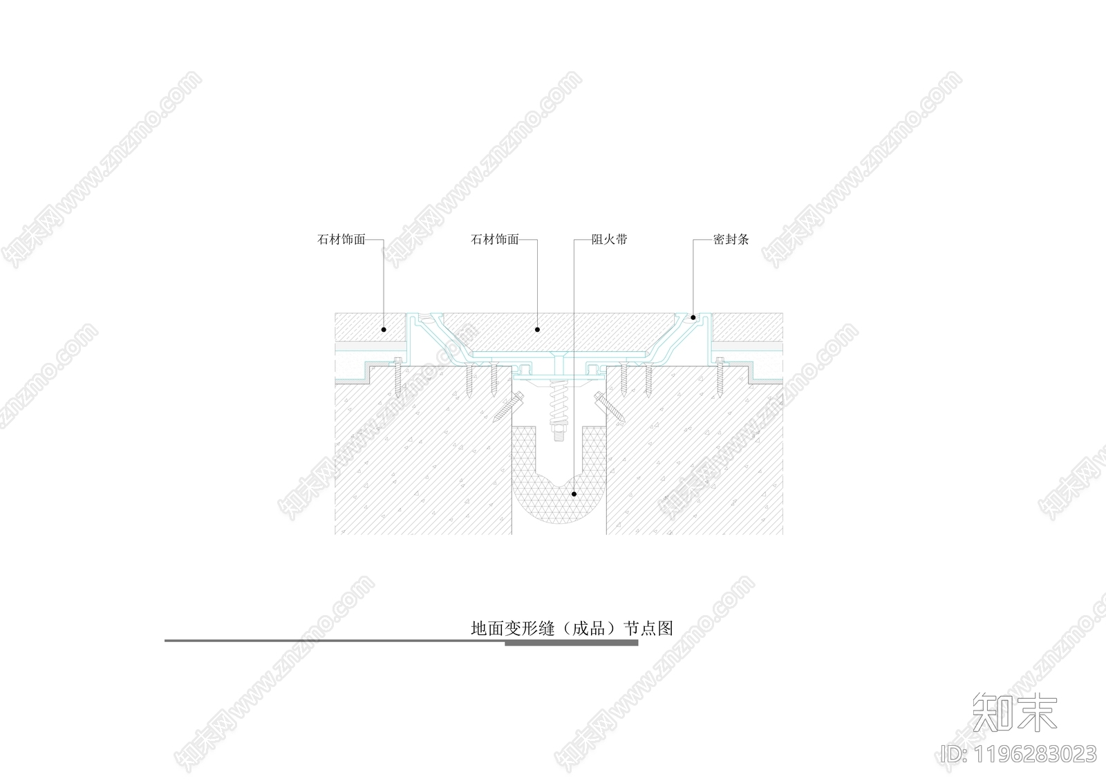 地面综合节点cad施工图下载【ID:1196283023】