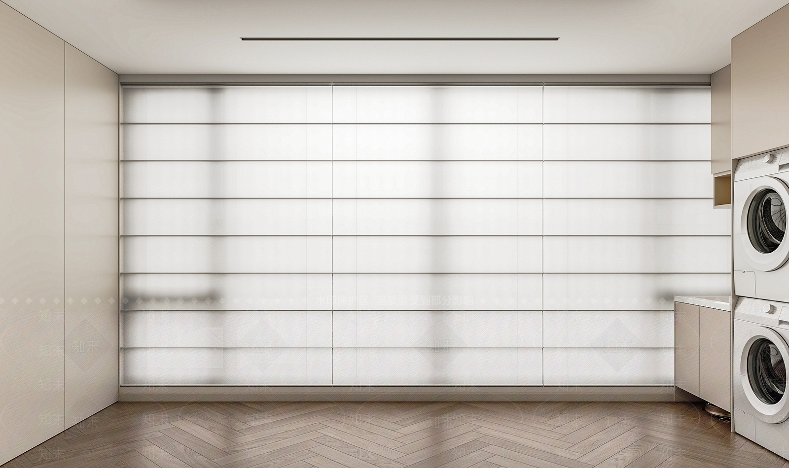 现代简约窗帘SU模型下载【ID:1196289819】