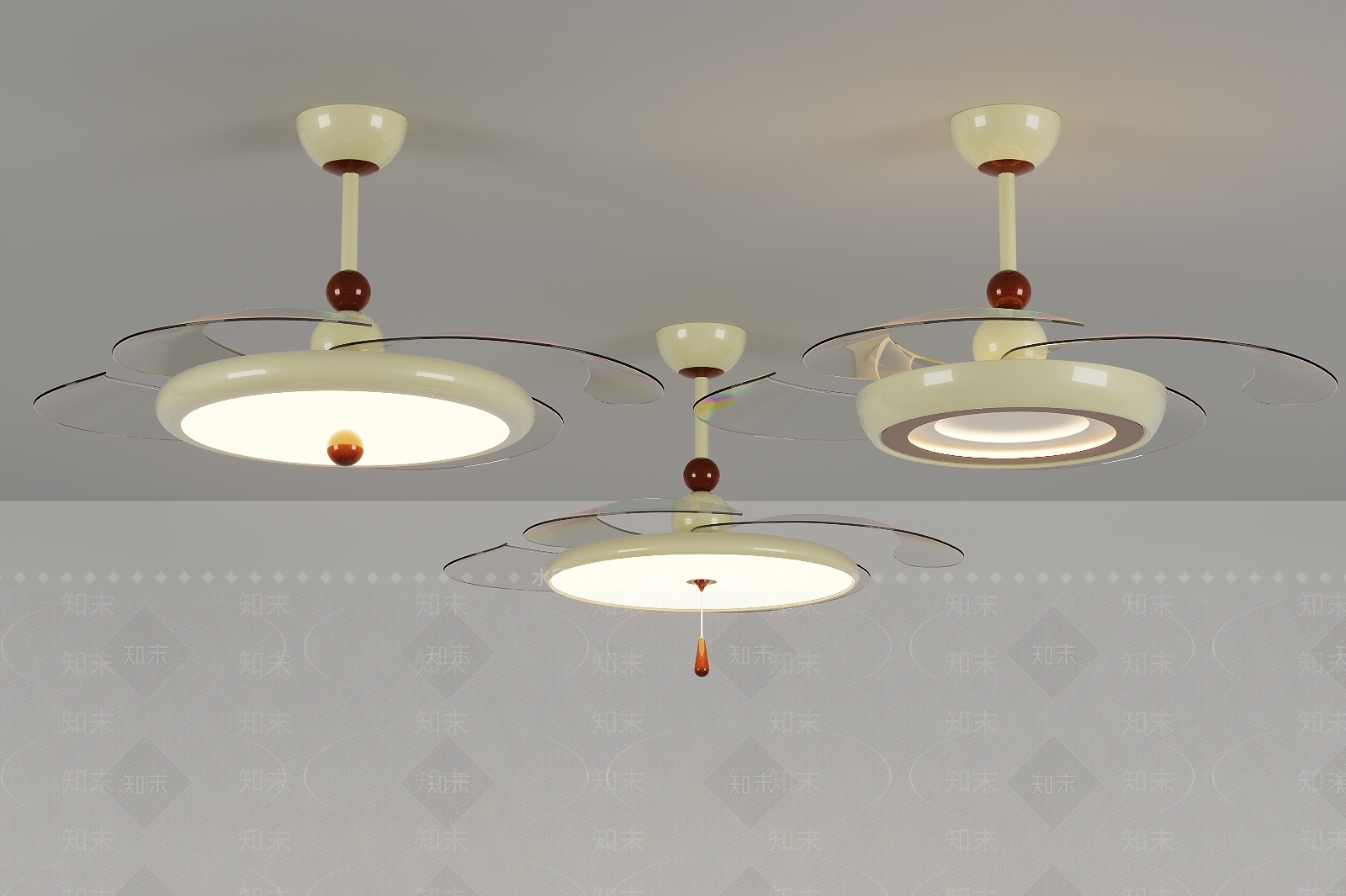 现代奶油其他灯具3D模型下载【ID:1196288433】