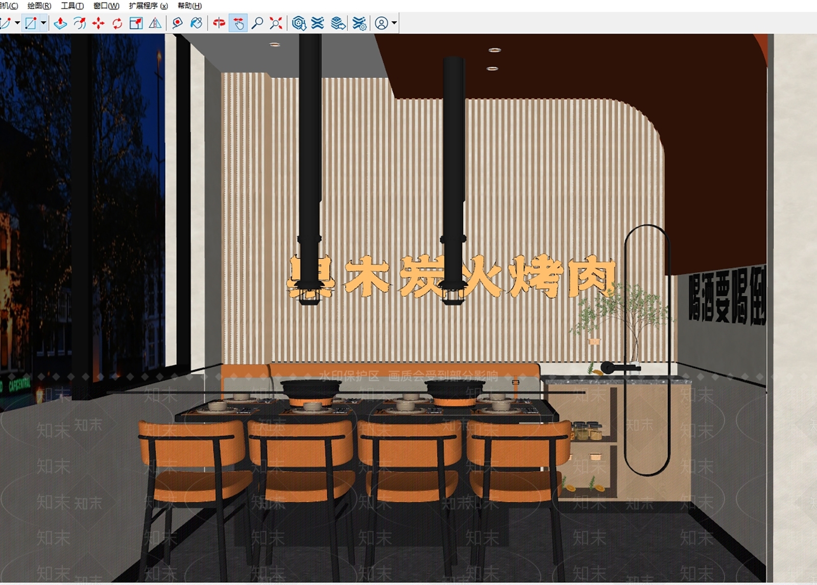 现代工业包厢SU模型下载【ID:1196291265】