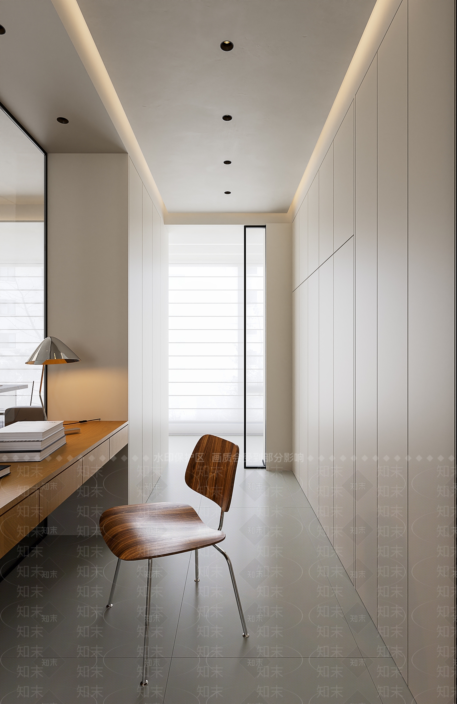 现代书房3D模型下载【ID:1196298718】