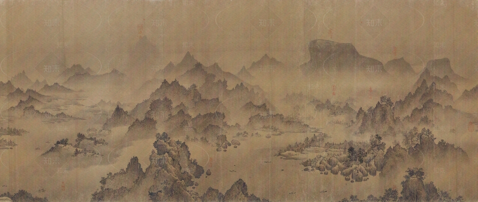 新中式壁画贴图下载【ID:1196301618】