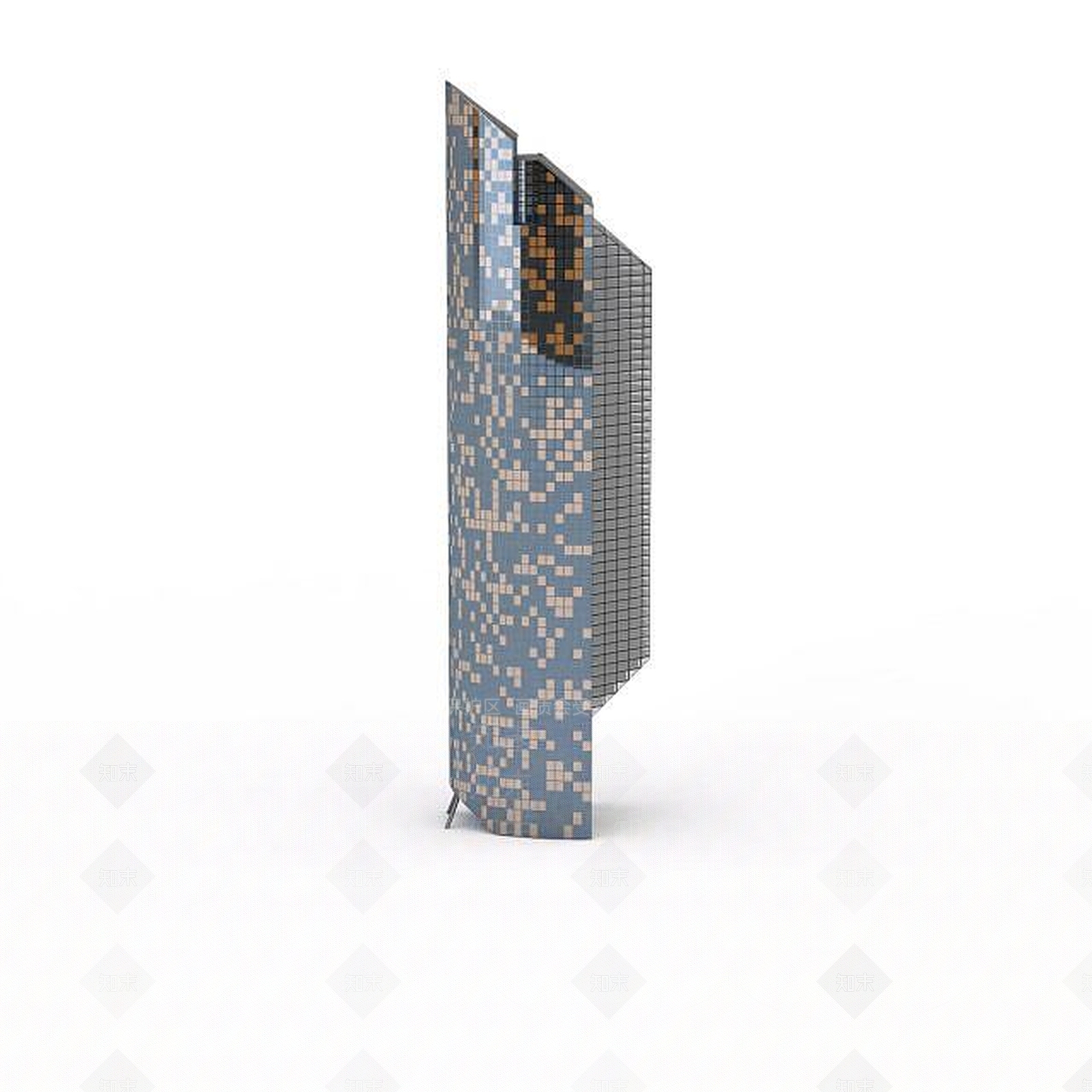 现代异形大楼3D模型下载【ID:1196301874】