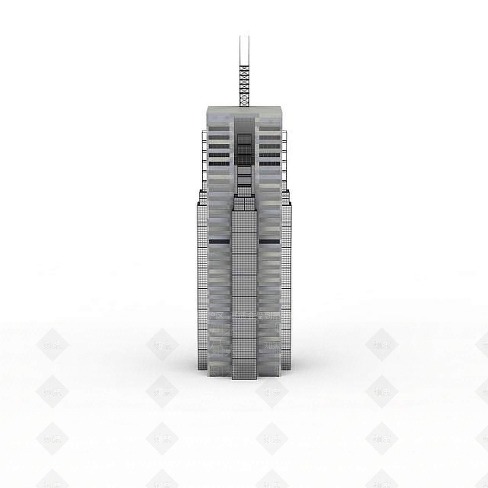 现代高层建筑物3D模型下载【ID:1196301959】